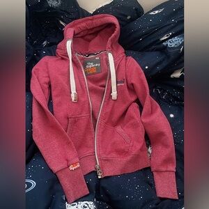 Superdry Orange Label Zip Hoodie